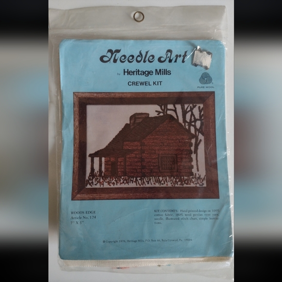 Vintage Needle Art By Heritage Mills Cottagecore 1976 - Picture 2 of 4